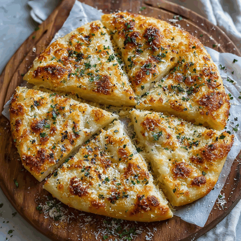 Garlic Parmesan Focaccia Bread Recipe