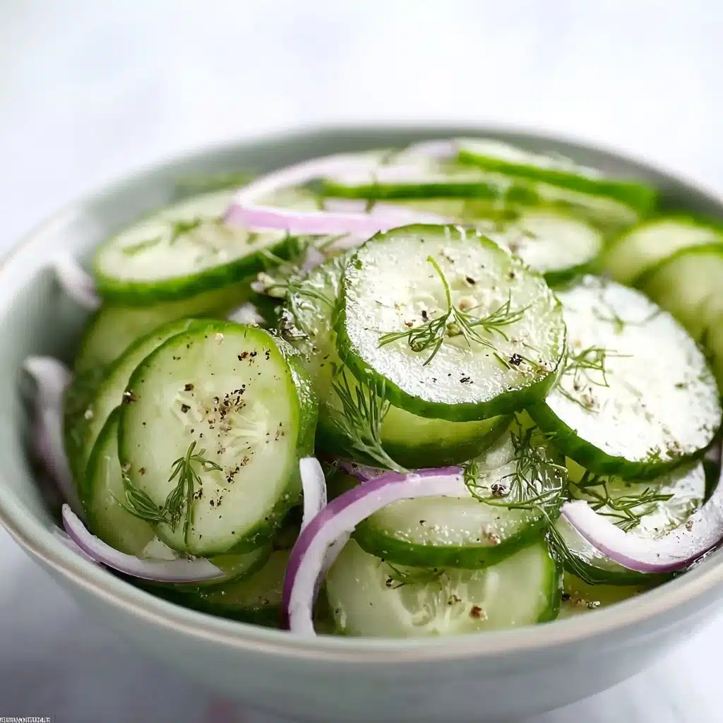 Cucumber Vinegar Salad Recipe
