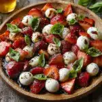 Balsamic Strawberry Caprese Recipe