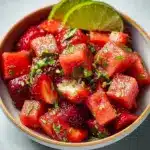 Strawberry Watermelon Salad with Refreshing Honey Recipe