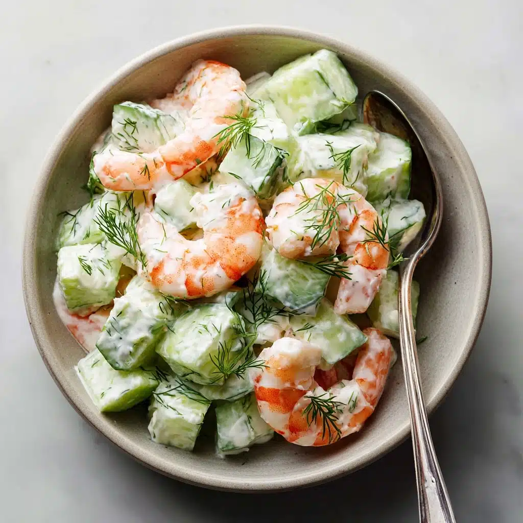 Fresh and Zesty Cucumber Shrimp Salad Recipe