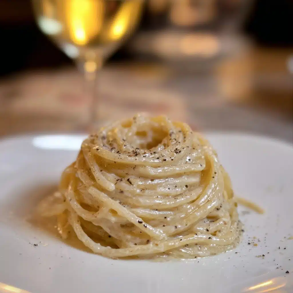 How to make Spaghetti Cacio e Pepe like a Roman Recipe - Recipe Image