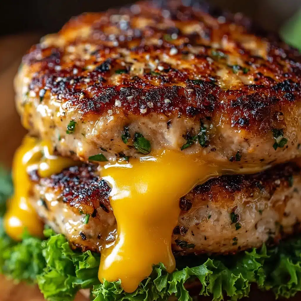 Cheddar Ranch Chicken Burgers Recipe - Recipe Image
