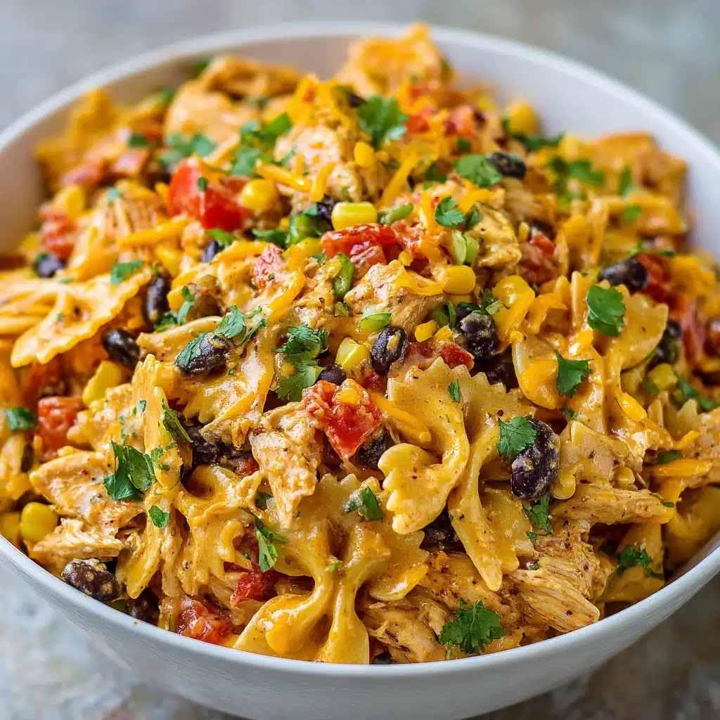 Chicken Fajita Pasta Salad Recipe - Recipe Image