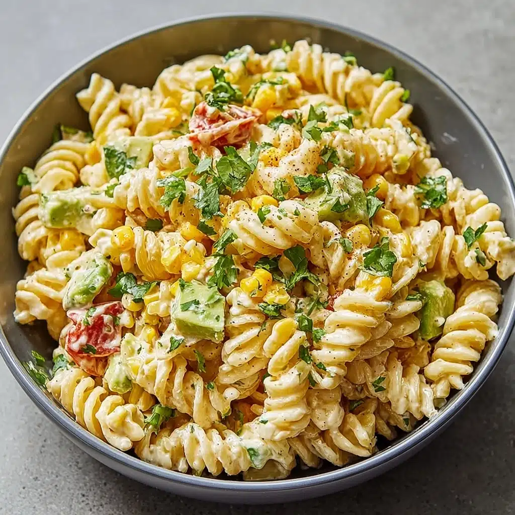 Easy Mexican Street Corn Pasta Salad Recipe - Recipe Image