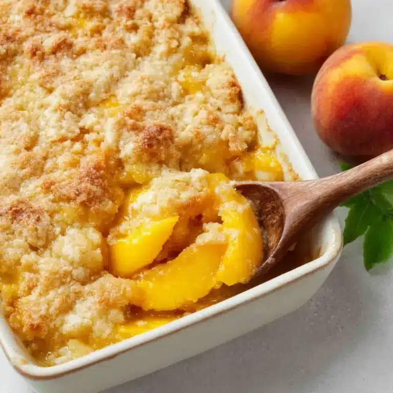 Peach Cobbler with Cake Mix Recipe