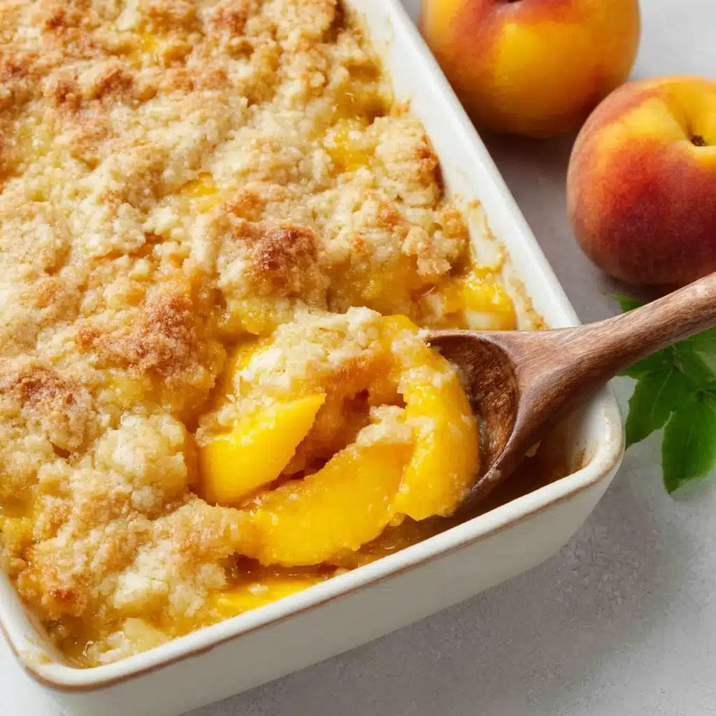 Peach Cobbler with Cake Mix Recipe