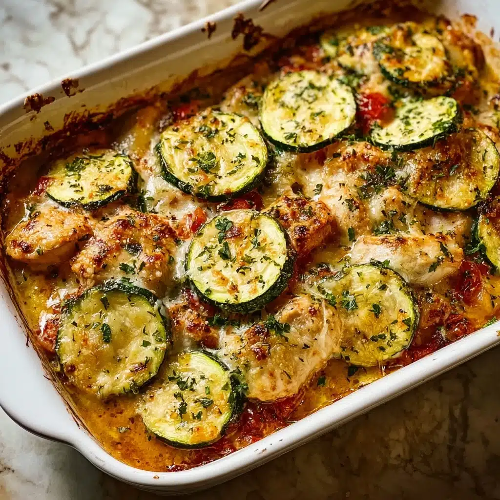 Mediterranean Chicken Zucchini Bake Recipe - Recipe Image