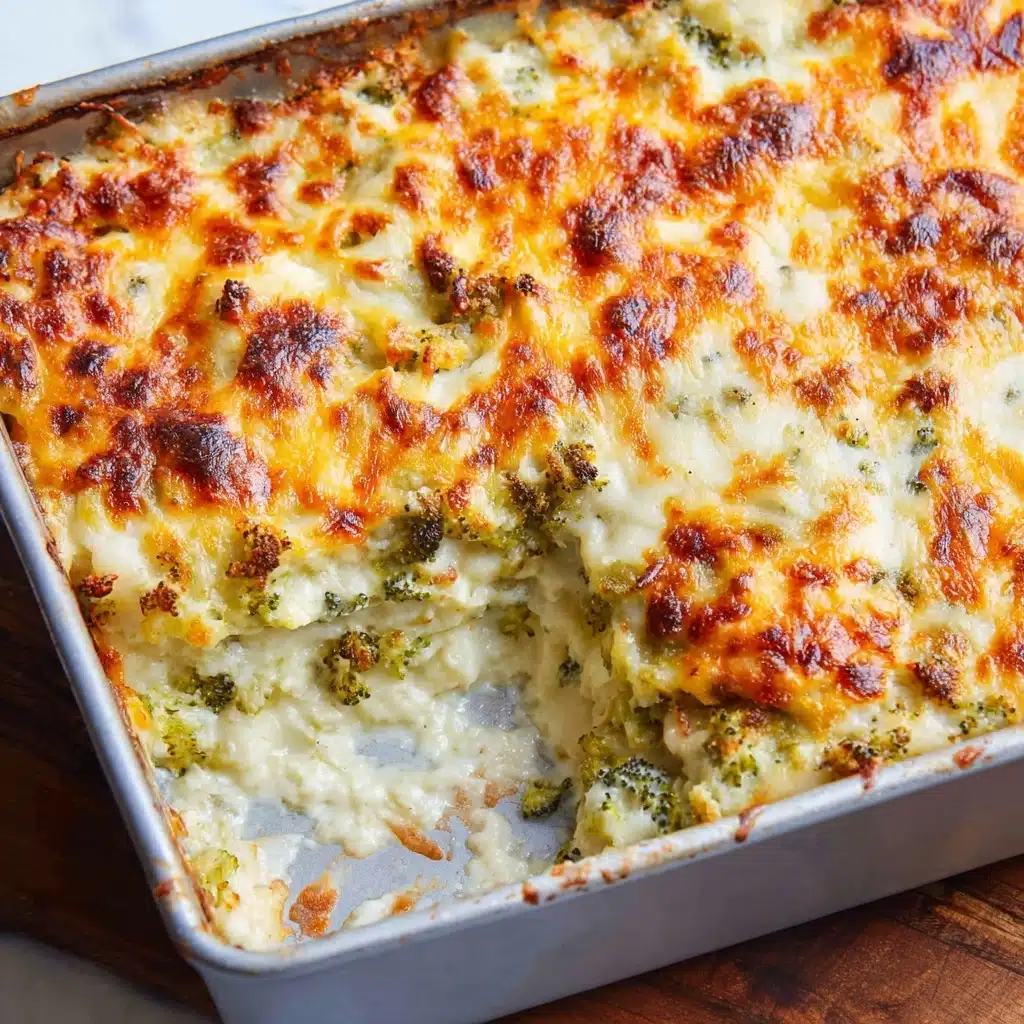 Loaded Cauliflower Broccoli Casserole Recipe - Recipe Image