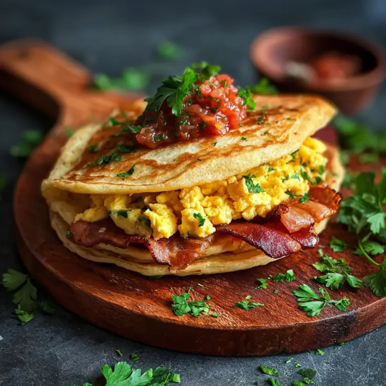 Savory Pancake Tacos Recipe