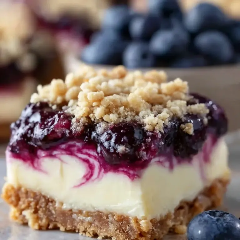 Cream Cheese Lemon Dessert with Blueberry Topping Recipe