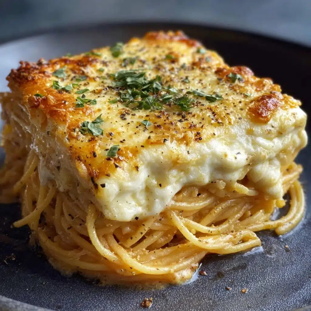 Baked Cream Cheese Spaghetti Casserole Recipe - Recipe Image