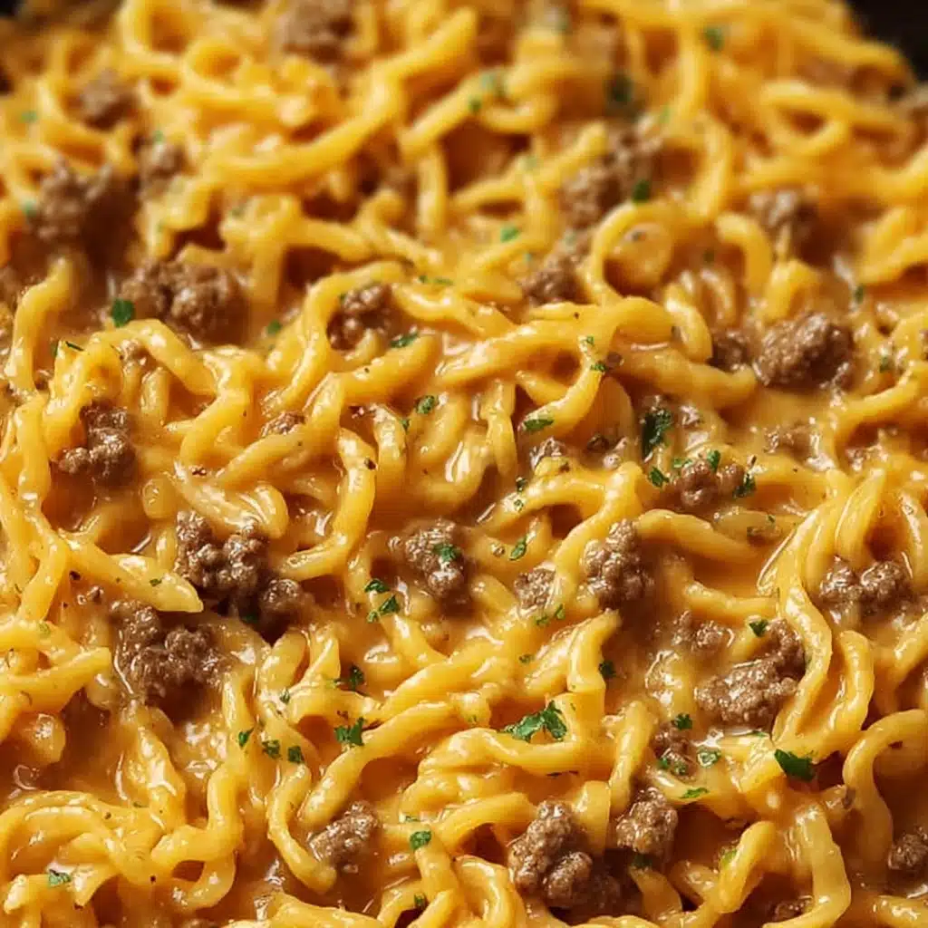 Beef and Garlic Butter Pasta recipe