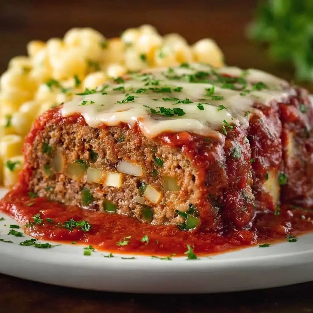 Stuffed Italian Meatloaf Recipe - Recipe Image