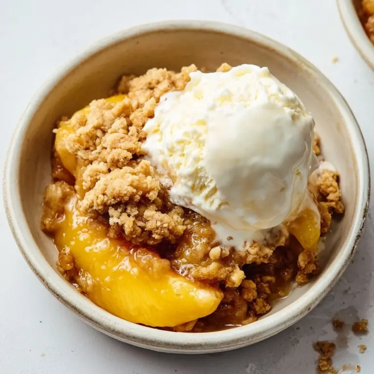 Peach Crisp Recipe