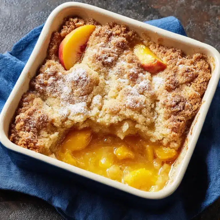 The Best Peach Cobbler Recipe