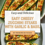 Tender Cheesy Zucchini Steaks Recipe
