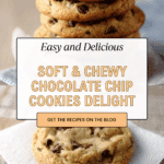 Perfect, Soft and Chewy Chocolate Chip Cookies Recipe