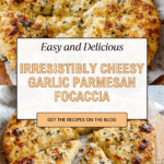 Crispy and Cheesy Garlic Parmesan Focaccia Bread Recipe
