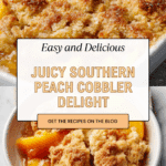 The Best Peach Cobbler Recipe