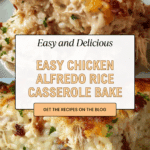 Dump-and-Bake Chicken Alfredo Rice Casserole Recipe