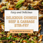 Chinese Ground Beef and Cabbage Stir-Fry Recipe