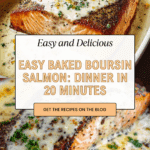 Baked Boursin Salmon Recipe