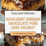 German Chocolate Poke Cake Recipe