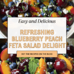 Blueberry Peach Feta Salad Recipe