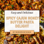 Spicy Cajun Honey Butter Chicken & Pasta Recipe