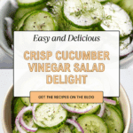 Cucumber Vinegar Salad Recipe