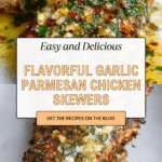 Garlic Parmesan Chicken Skewers Recipe
