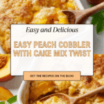 Peach Cobbler with Cake Mix Recipe