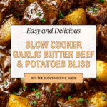 Slow Cooker Garlic Butter Beef Bites & Potatoes Recipe