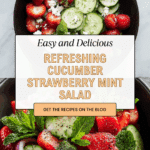 Cucumber Strawberry Salad Recipe