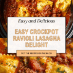 Crockpot Ravioli Lasagna Recipe