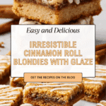 Cinnamon Roll Blondies Recipe