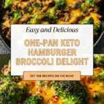Keto Hamburger Broccoli Skillet Recipe