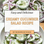 Creamy Cucumber Salad Recipe
