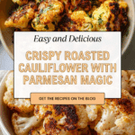 Crispy Parmesan Roasted Cauliflower Recipe
