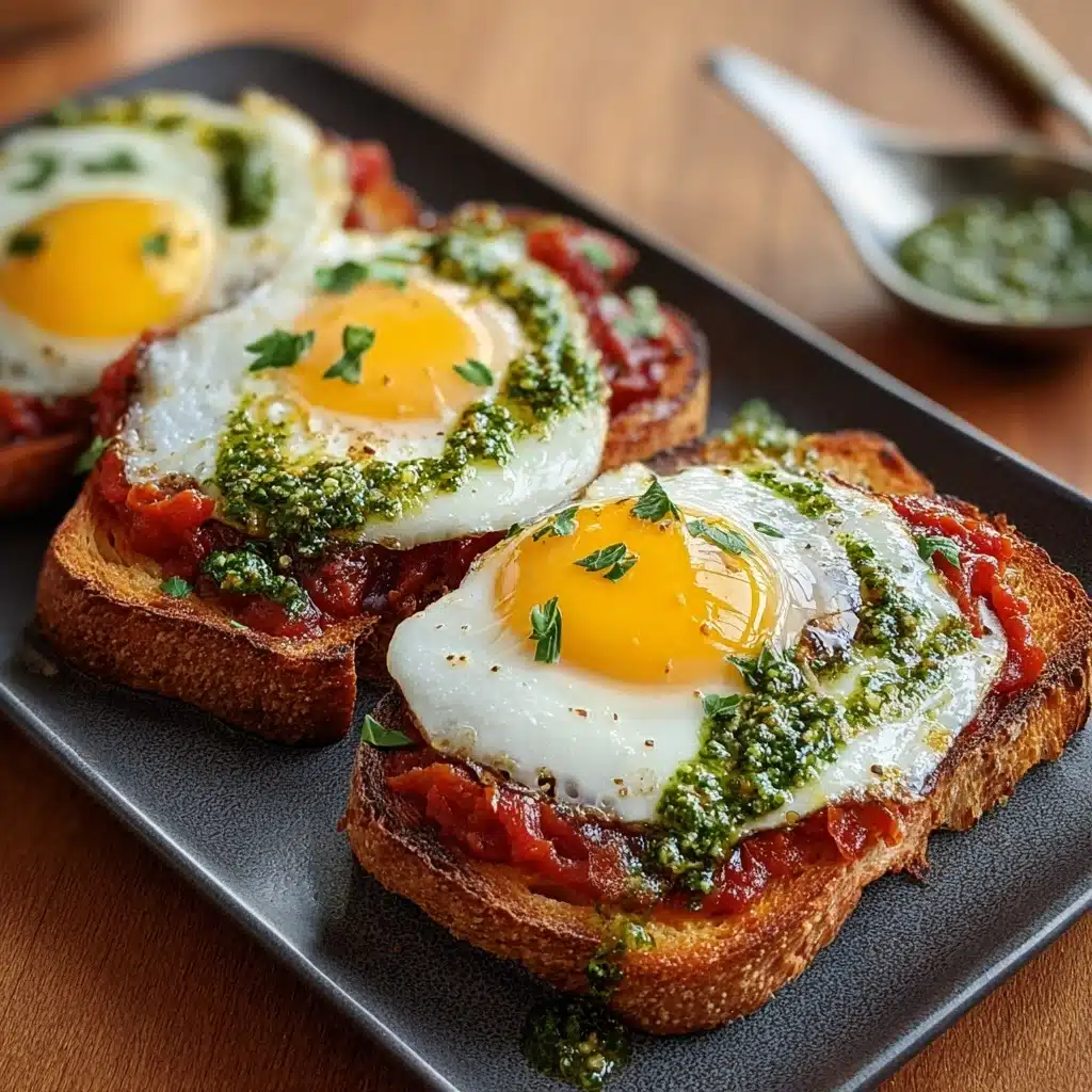 Shakshouka Toast Recipe - Recipe Image