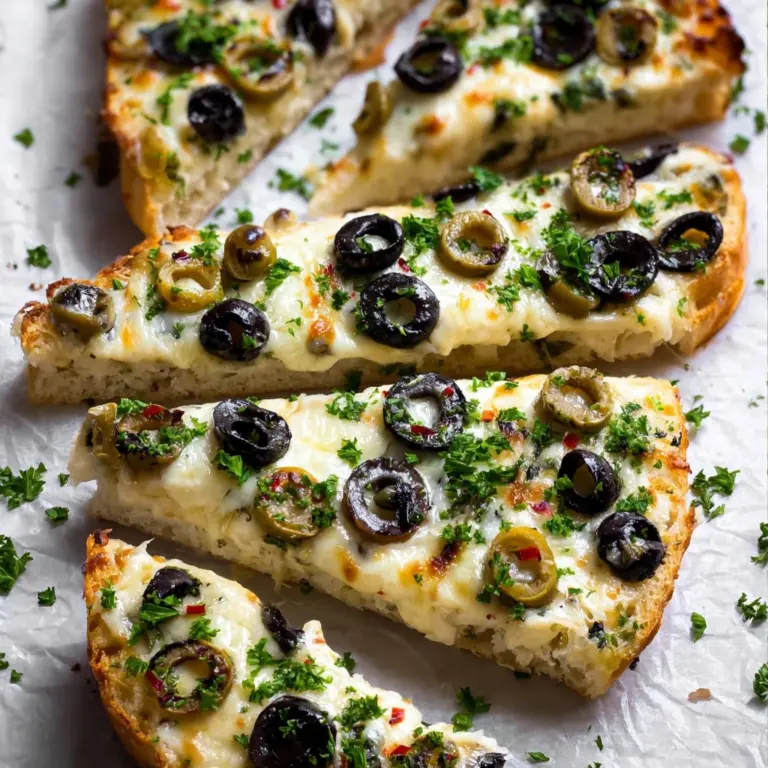 Olive Cheese Bread Recipe