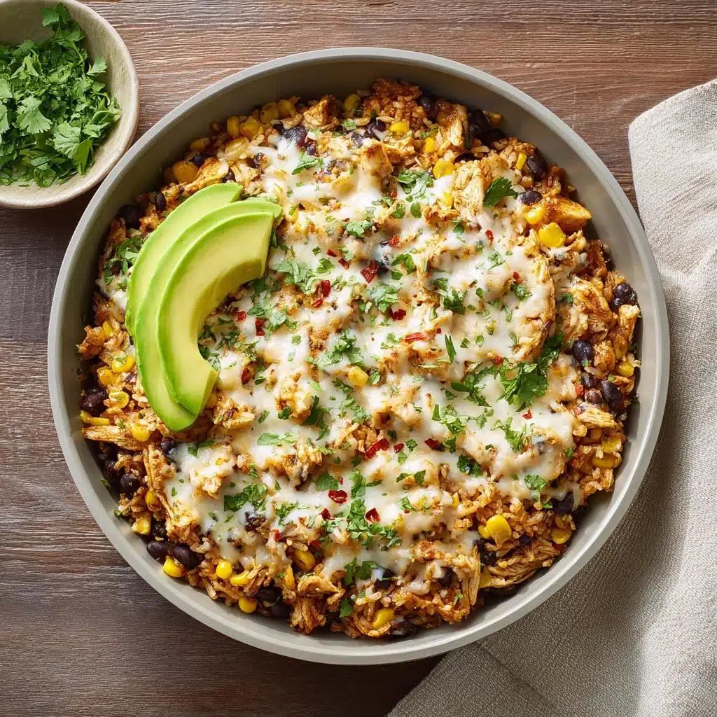 Salsa Verde Chicken & Rice Skillet Recipe - Recipe Image