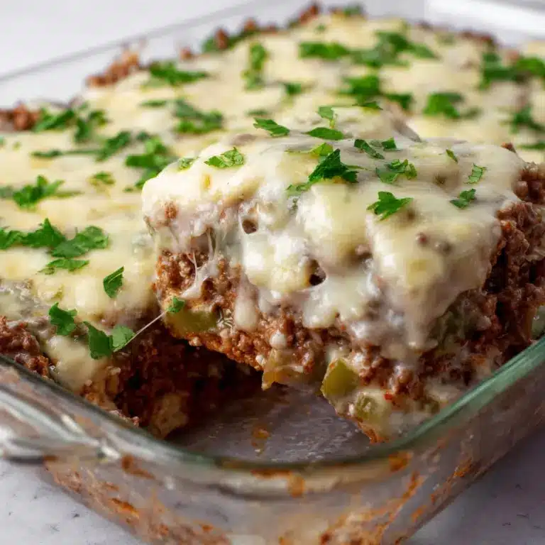 Philly Cheesesteak Casserole Recipe