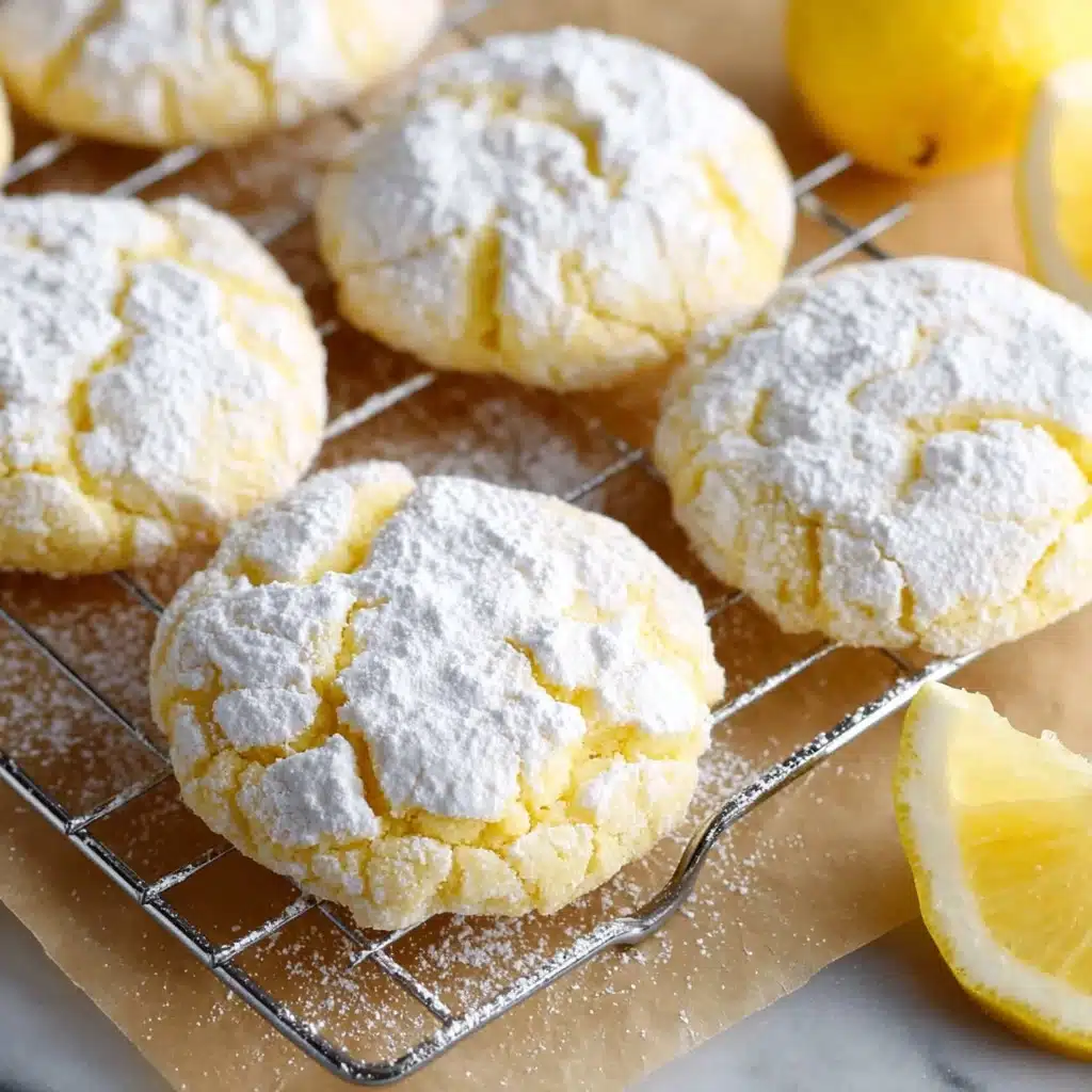 Lemon Crinkle Cookies Recipe - Recipe Image