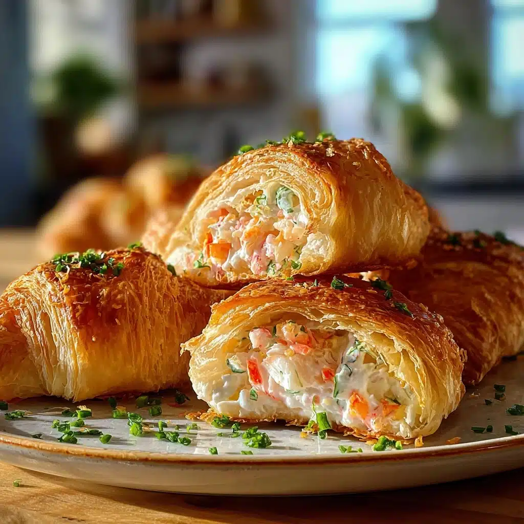 Irresistible Crab Crescent Bites for Your Next Party Recipe - Recipe Image