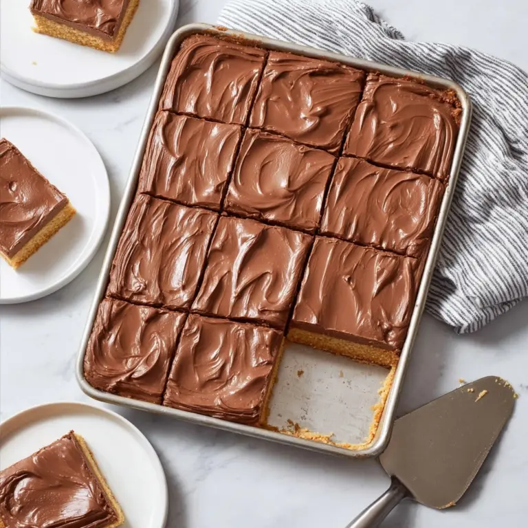 Lunch Lady Peanut Butter Bars Recipe
