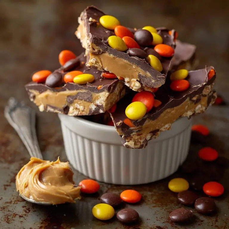 Loaded Reese’s Peanut Butter Cup Bark Recipe