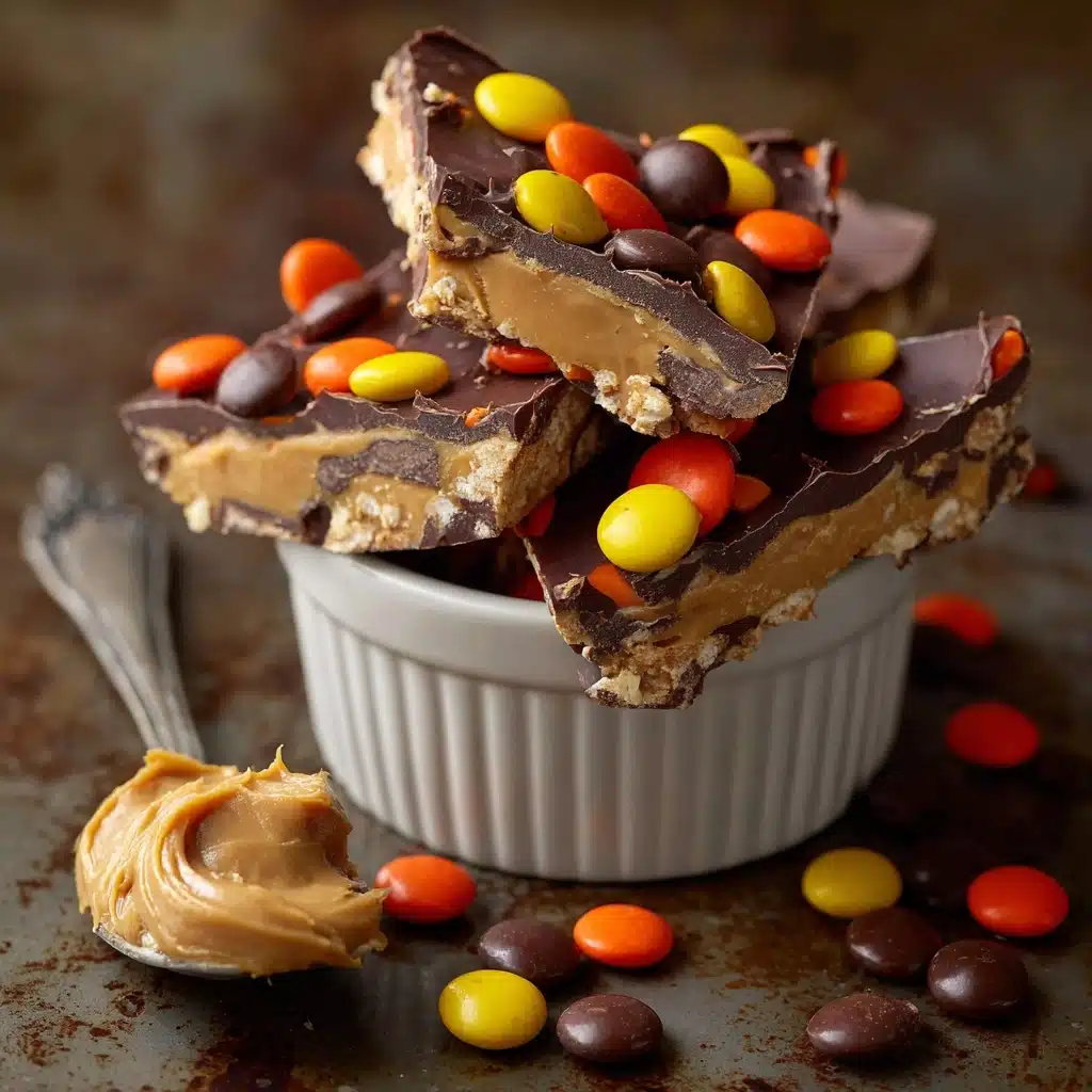 Loaded Reese’s Peanut Butter Cup Bark Recipe - Recipe Image