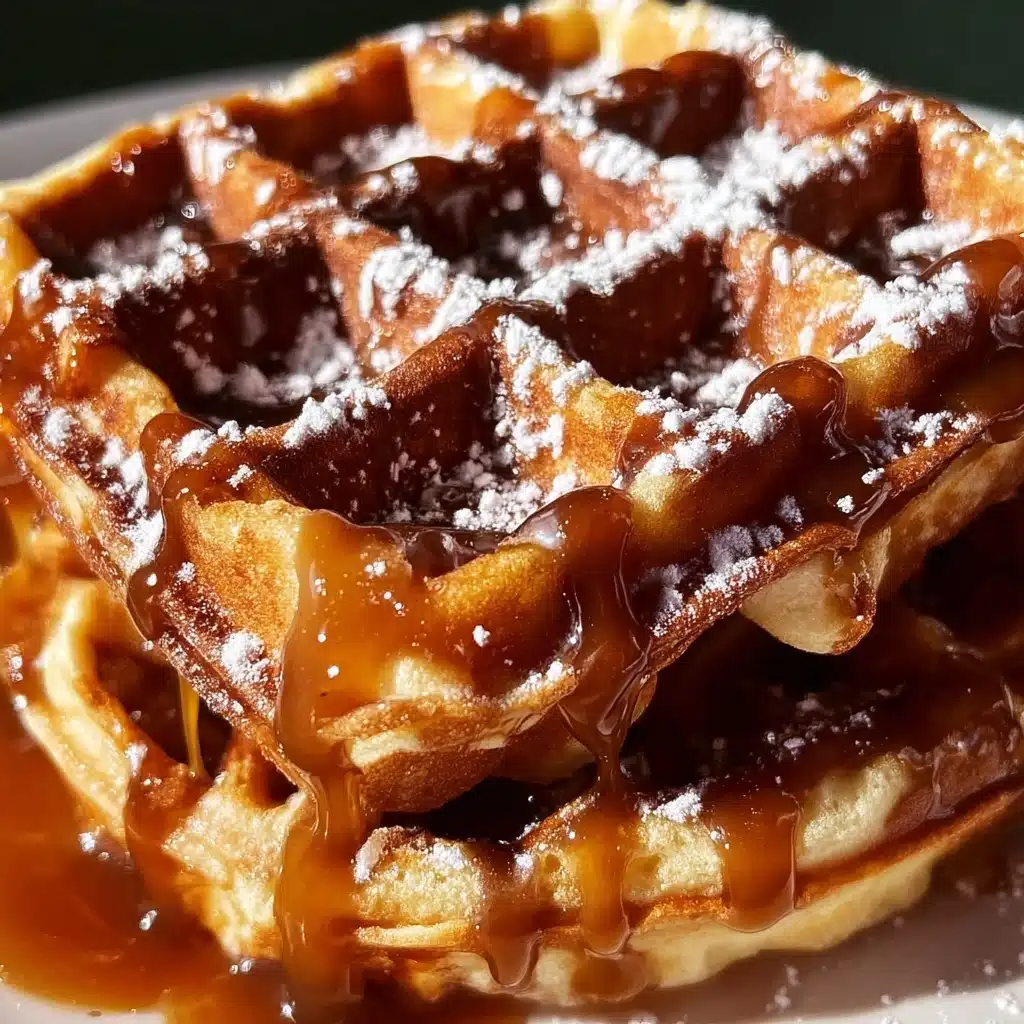 Apple Fritter Waffle Donuts Recipe - Recipe Image